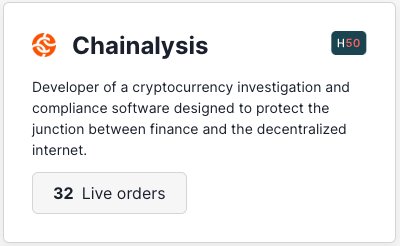 Buy Chainalysis Stock