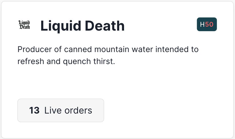 Liquid Death Stock