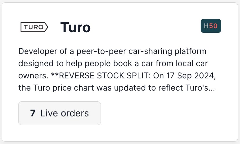 Buy Turo Stock