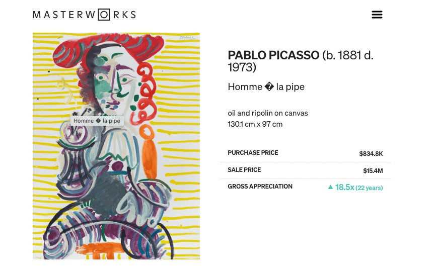 Masterworks Picasso Tile