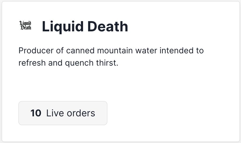 Liquid Death Hiive Icon