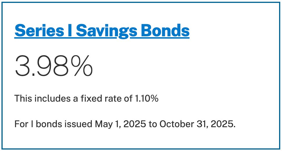 Series I Savings Bonds