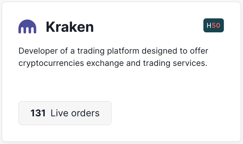 Buy Kraken Stock