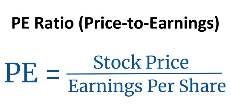 PE price to earnings ratio formula