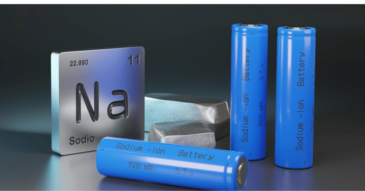 Sodium Battery and Period Table Element Tile