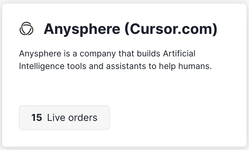 Buy Cursor Stock